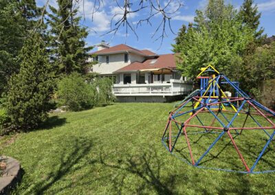 Backyard play area at Grandma Jeannie's House