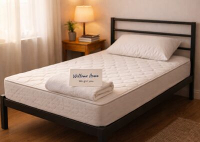 Furnished bedroom at Grandma Jeannie's House