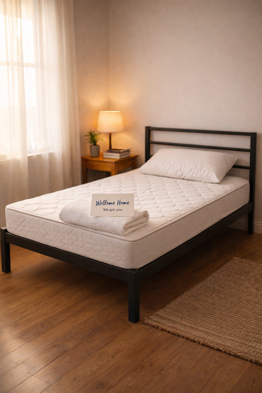 Furnished bedroom at Grandma Jeannie's House