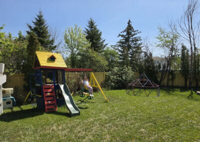 Playground and green space at Grandma Jeannie's House