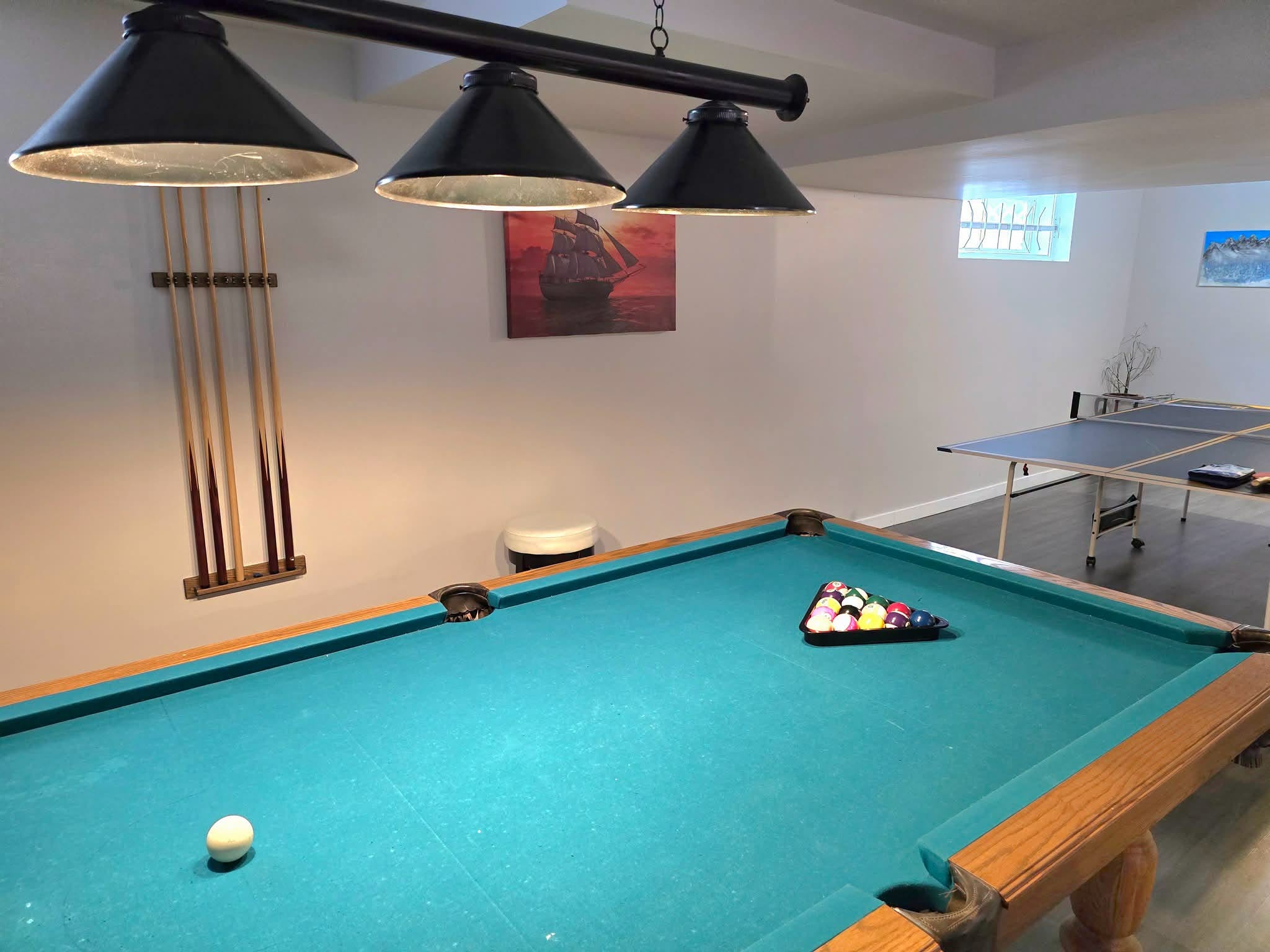 Recreation room at Grandma Jeannie's House