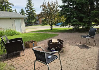 Outdoor patio at Uncle Gerald's Place